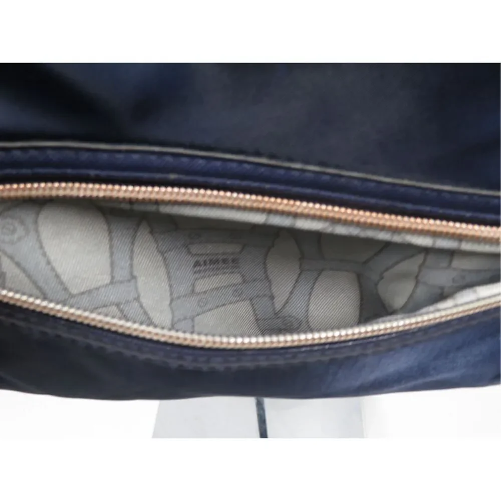 Aimee Kestenberg Marseille Backpack Navy Blue Nylon Travel